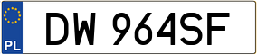 Truck License Plate